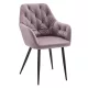 Design fotel, rózsaszín Velvet szövet, VERIO NEW