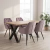 Design fotel, rózsaszín Velvet szövet, VERIO NEW