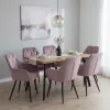 Design fotel, rózsaszín Velvet szövet, VERIO NEW