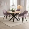 Design fotel, rózsaszín Velvet szövet, VERIO NEW