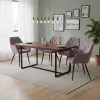 Design fotel, rózsaszín Velvet szövet, VERIO NEW