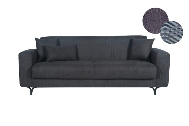 HARIS egyenes kanapé - antracit