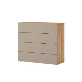   Impressio négy fiókos komód (24MCNJ27) - mauvella tölgy/congo