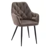 Design fotel, barna Velvet szövet, VERIO NEW