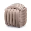 Bruni velvet puff - bézs