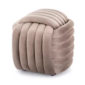 Bruni velvet puff - bézs