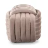 Bruni velvet puff - bézs