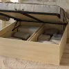 Terra ágyneműtartós ágy, liftes ágyráccsal 160 (24LGON51) - lindberg tölgy