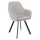 Design fotel, bézses szürke Velvet szövet, AURIL