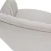 Design fotel, bézses szürke Velvet szövet, AURIL