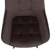 Design fotel, szürkésbarna Velvet/fekete, PETIN