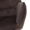 Design fotel, szürkésbarna Velvet/fekete, PETIN