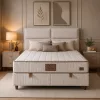 SUNRISE New boxspring ágy (160 x 200 cm) - világos bézs