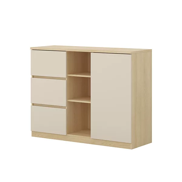 Terra komód (24LBON27) - lindberg tölgy/sandy beige