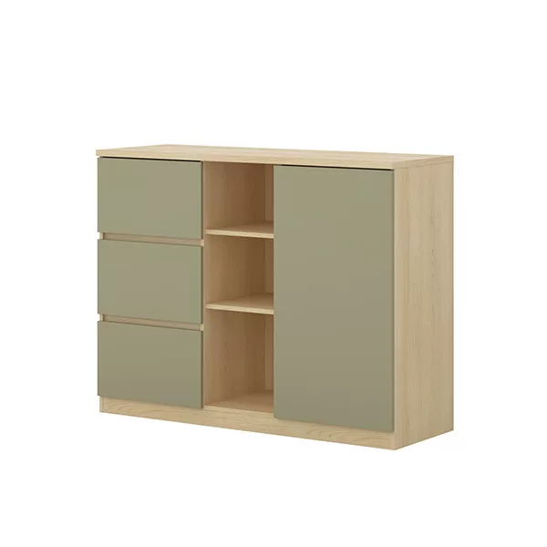 Terra komód (24LEON27) - lindberg tölgy/eucalyptus