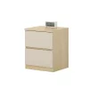 Terra éjjeliszekrény (24LBON22) - lindberg tölgy/sandy beige