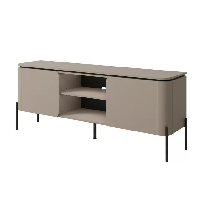 Bello két ajtós TV állvány (24COOB40) - kongó/fekete