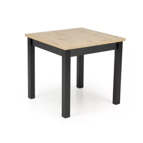   QUBIK bővíthető étkezőasztal (80-200 cm) - artisan tölgy / fekete