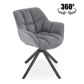 K610 forgó étkezőszék - szürke