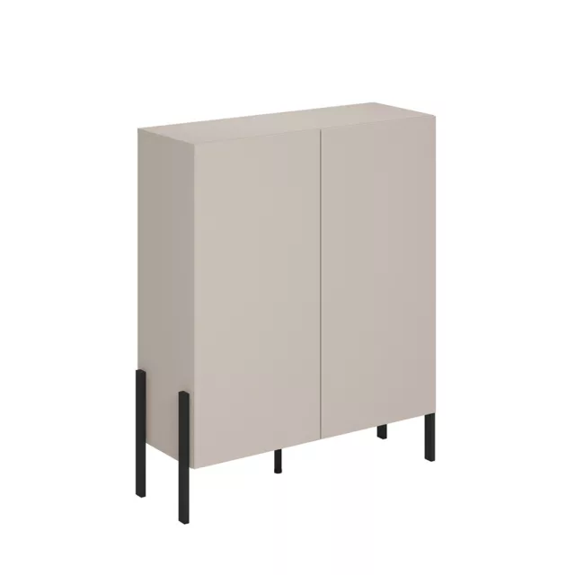 Jukon két ajtós komód (24KSND42) - kasmír