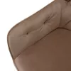 Fotel, világosbarna/fekete, VERIO