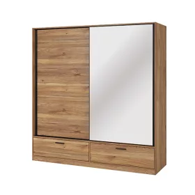   Beta két ajtós, két fiókos gardrób (22MA1662) - mauvella tölgy