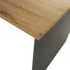 Íróasztal, grafit/tölgyfa artisan, RIOMA NEW TYP 11