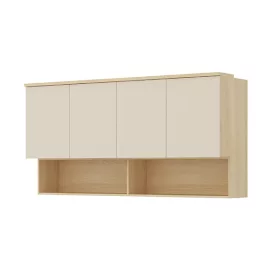   Terra fali szekrény (24LBON12) - lindberg tölgy/ sandy beige