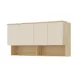 Terra fali szekrény (24LBON12) - lindberg tölgy/ sandy beige
