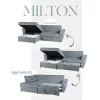 Milton univerzális sarokkanapé - antracit
