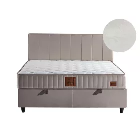 KAMILLA boxspring ágy - 180 x 200 cm - bézs