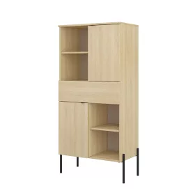   Ore két ajtós, egy fiókos magas szekrény (24LGOG42) - lindberg tölgy