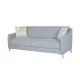 EMPOLI háromüléses egyenes kanapé - világos szürke