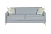 EMPOLI háromüléses egyenes kanapé - világos szürke