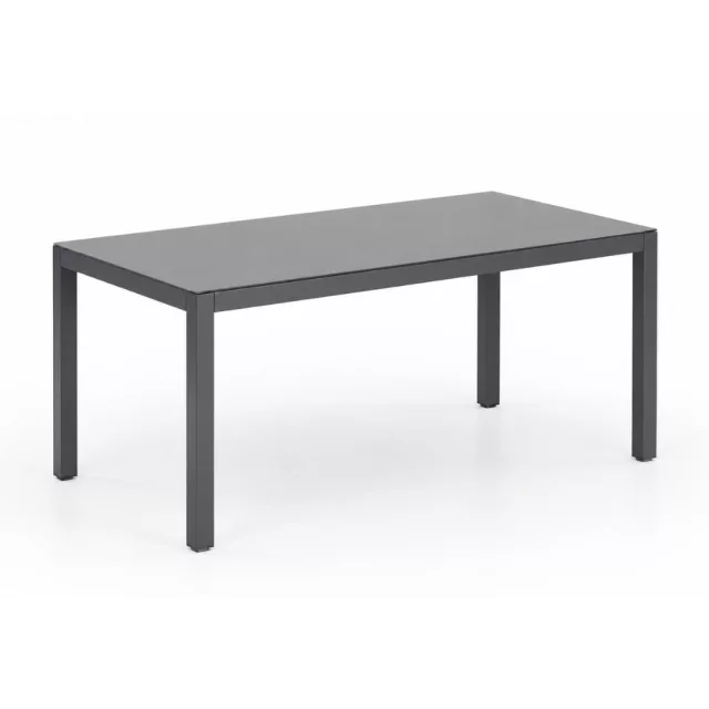 HOVER kerti asztal - szürke / antracit