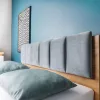 Bylot Bright LYOZ04 160 franciaágy keret  - világos tölgy/fényes fehér