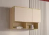 Terra fali szekrény (24LBON11) - lindberg tölgy/ sandy beige