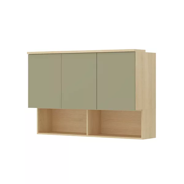 Terra fali szekrény (24LEON11) - lindberg tölgy/eucalyptus