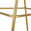 Design bárszék, fekete Velvet szövet/gold króm arany, DASMIN TYP 2