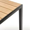 FIERRO KW kerti asztal - barna / fekete