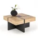 SEVILLA S tárolós dohányzóasztal – Craft tölgy / fekete