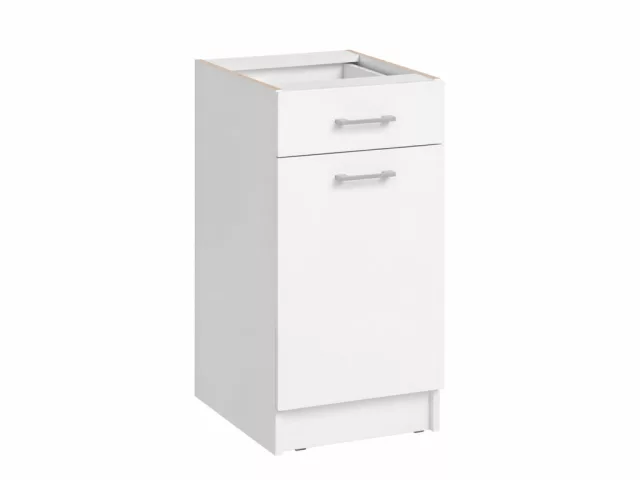 Eco 240 konyhablokk fiókos alsó elem (DS4/1) - fehér/struktúrált fehér