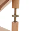 Ergonomikus térdelőszék, szürkésbarna Taupe/bükkfa, FLONET
