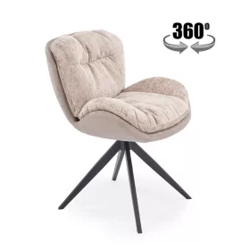 K599 Forgó étkezőszék - bézs / fekete