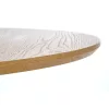 FARGO - Kerek bővíthető étkezőasztal (120-210 cm) - természetes fa