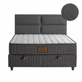 SUNRISE New boxspring ágy (180 x 200 cm) - szürke