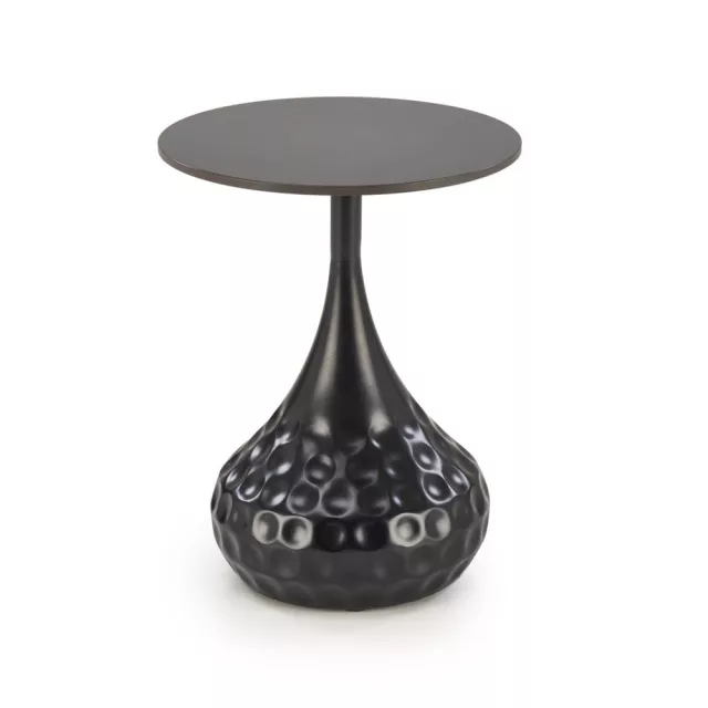 VERDE lerakáóasztal - fekete márvány minta / fekete