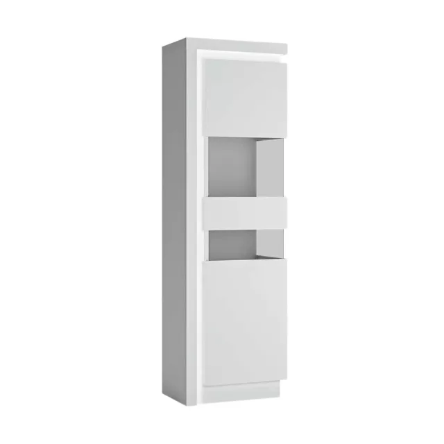 Bylot White LYOV03P 1D vitrin - alpesi fehér/fényes fehér