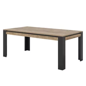 Tudor étkezőasztal (24WSNZ94) - szamdal tölgy/matt fekete