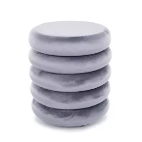 Calvi velvet puff - szürke
